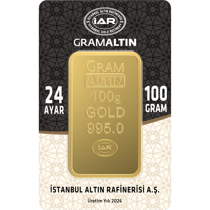100 gr. 24 Ayar (995.0)