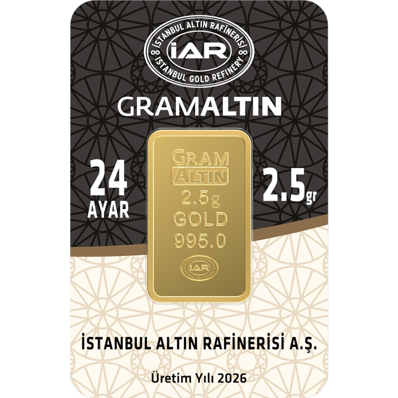 2,5 gr. 24 Ayar (995.0)
